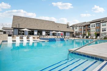 Resort-style swimming pool